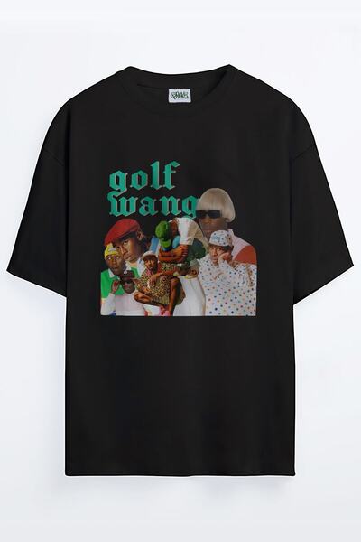 Grove Fashion Tyler The Creator Golf Wang Baskılı Unisex Oversize T-shirt