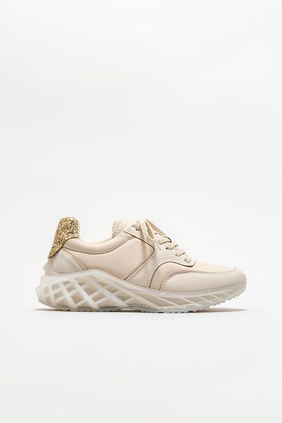 Elle Shoes حذاء رياضي نسائي - بيج