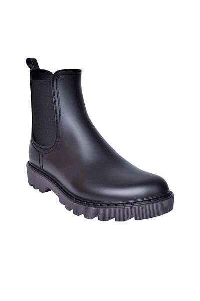 IGOR W10299 CHLOE MC Μαύρες γυναικείες μπότες βροχής