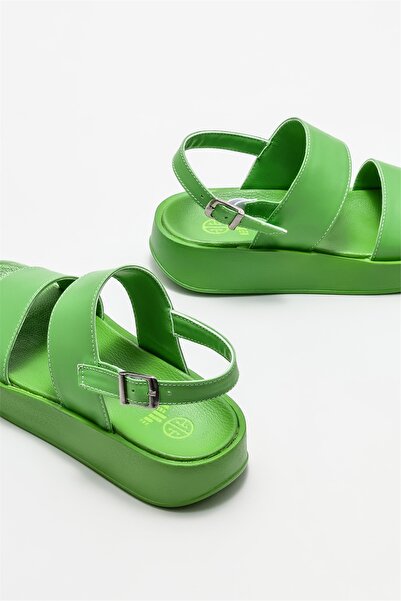 Elle Shoes Green Women's Sports Sandals