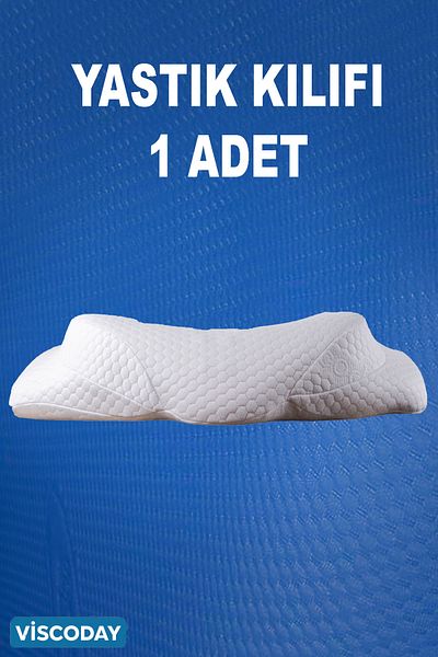 viscoday Pillowcase Neck Support Orthopedic Visco Pillow Case 1 Piece Cloud Confort 60X35 11/7CM