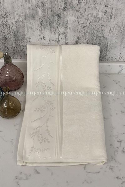 Özdilek Ditsy Hand-Face Towel 6 Pieces-Anthracite-Pink-Cream