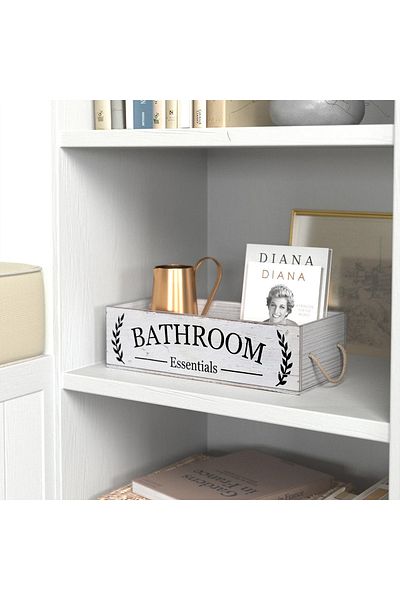 temamall Wooden Organizer Box, 35x 14 cm
