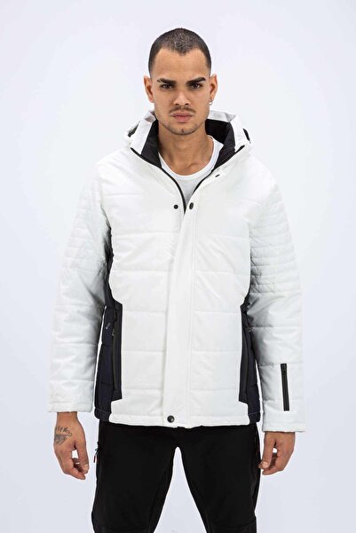 Exuma Erkek Çıkma Kapuşonlu Kaban Mont