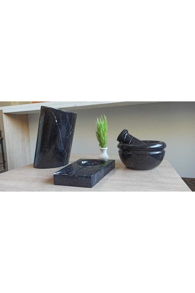 MarbleTrend MERMER ŞARAPLIK+HAVAN+PURO KÜLLÜĞÜ