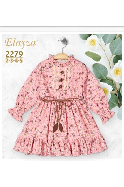 Elayza Kız Çocuk Uzun Kol Elbise Ilkbahar & Kış