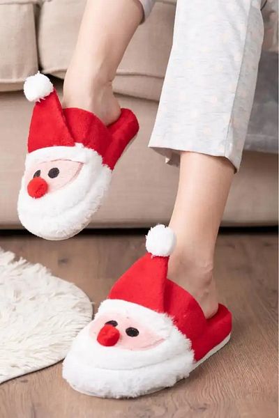 Slipcat Santa Claus novoroční pantofle Domácí pantofle Domácí pantofle Pantofle pro hosty