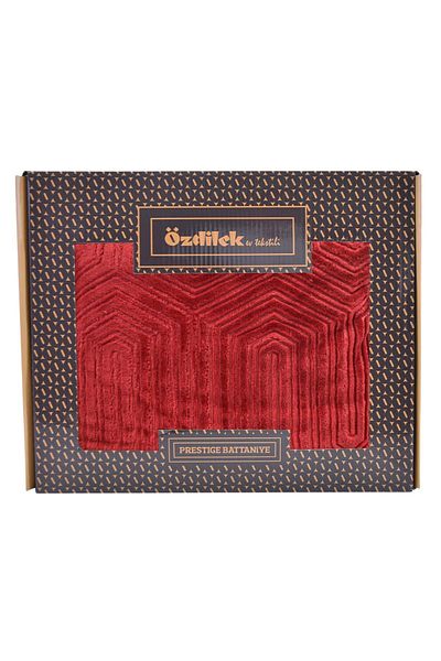 Özdilek Prestige Burgundy Double Blanket