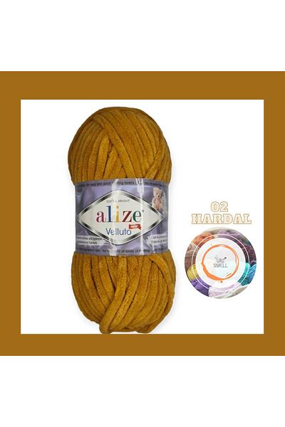 Alize سترة محبوكة يدوية مخملية من Velluto، أحذية طويلة، بطانية، خيط حياكة وشاح (مفرد) 100 جرام68 م