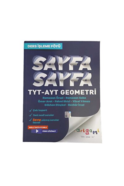 Tammat Yayıncılık Origami TYT-AYT Geometri Ders İşleme Föyü