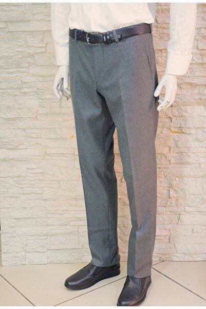 Ege Erkek Giyim PANTOLON KAŞE YÜN KLASİK GRİ RENK