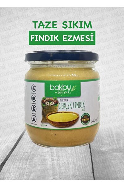 Bakbu Günlük Taze Sıkım Fındık Ezmesi 345gr