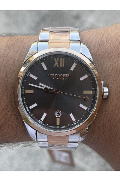 Lee Cooper Steel Unisex Wristwatch with Bracelet Lcr.lmg.7101.560