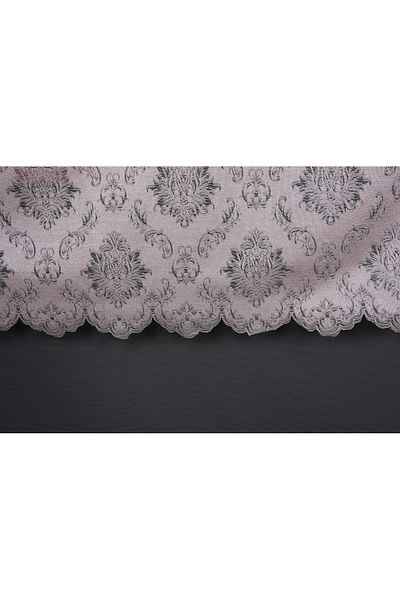 AKÇA TEKSTİL KDK 1140 MODEL POWDER COLOR SINGLE WING Pleated Background Curtain 75*260 cm