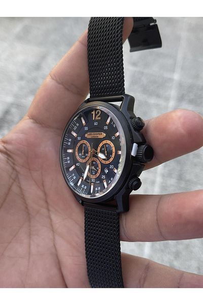 Lee Cooper All Functions Active Steel Men's Wristwatch Lcr.lmg.07107.690