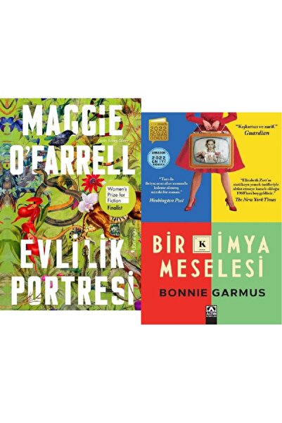 Domingo Yayınları Evlilik Portresi + Bir Kimya Meselesi / 2 Kitap Set