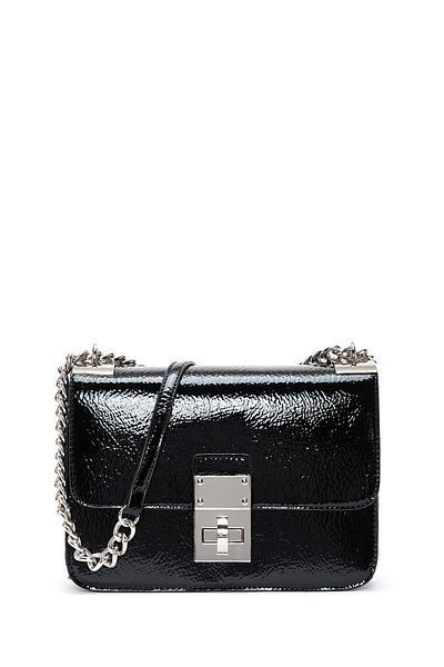 Derimod Women's Patent Leather Crossbody Bag