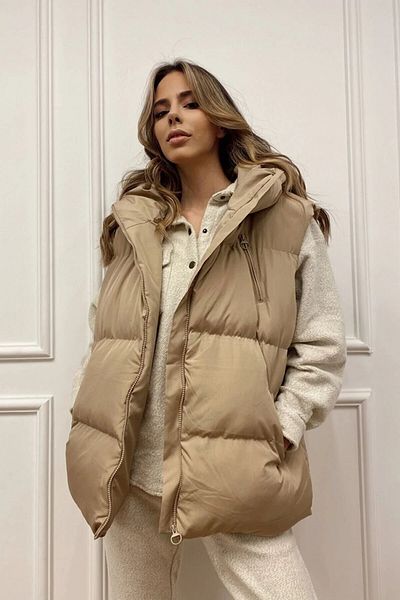 VOLT CLOTHİNG Women's Zipper Detailed Inflatable Vest