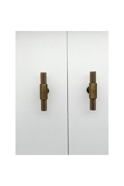 KOLDOOR Mânere Mâner Mobilier Dulap Bucătărie Sertar Mâner 158 Buton Galben Antic Mat 2 Buc