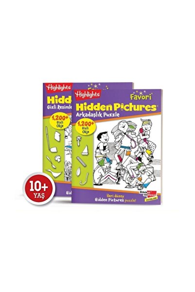 Dikkat Atölyesi Yayınları Favori Hidden Pictures (2'li Set)