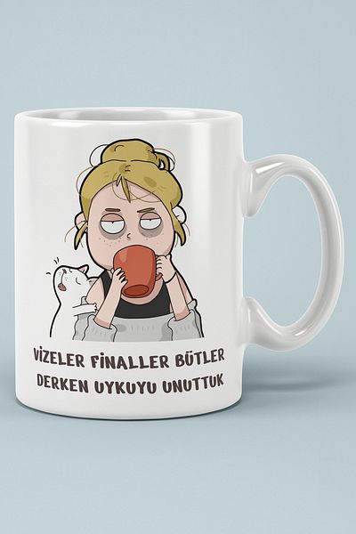 OYART&DESIGN Vises Finals Bütler Derken ننسى كوب النوم المطبوع