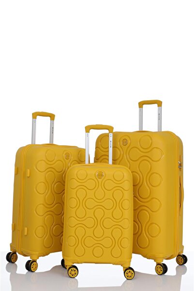 MÇS Mçs Üçlü Polipropilen Valiz Seti V376