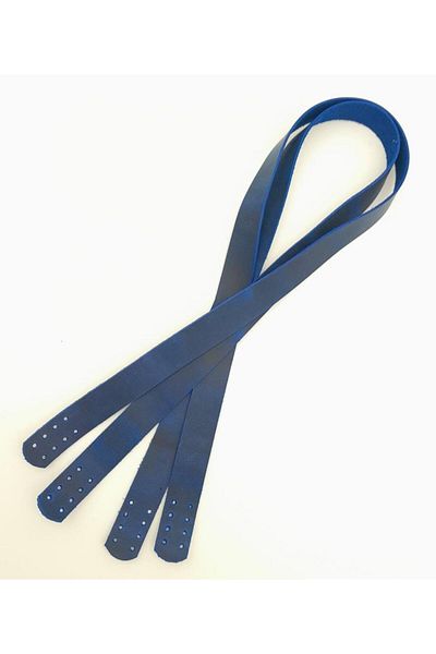 angel çanta aksesuar Piele naturală 70x2 cm Saks Blue Crazy Oil Color Mâner dublu pentru geantă