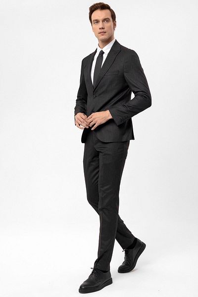 SÜVARİ Slimfit Dobby Suit