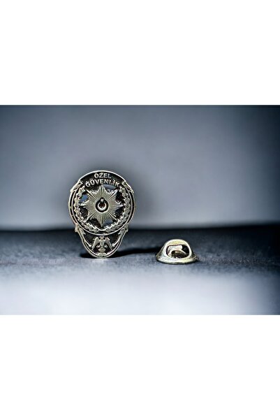 Kuyumcudan Özel Güvenlik logolu Gümüş yaka rozeti