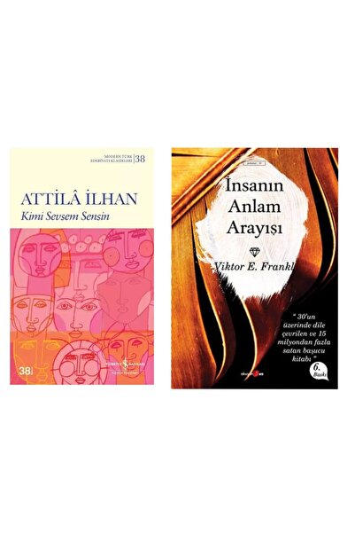 TÜRKİYE İŞ BANKASI KÜLTÜR YAYINLARI Kimi Sevsem Sensin - Attila İlhan - İnsan...