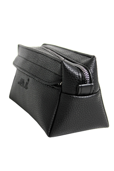 ARI Men's Black Leather Portfolio Travel Handbag