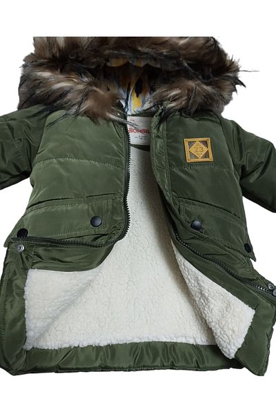 Bombili Unisex Children's Coat with Zipper Closure and Snaps