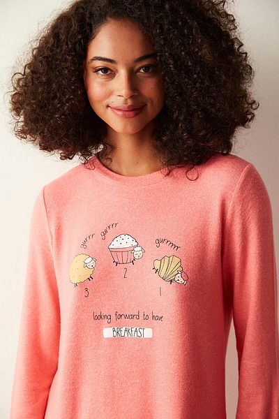 Penti HAPPY BREAKFAST LS PANT SET