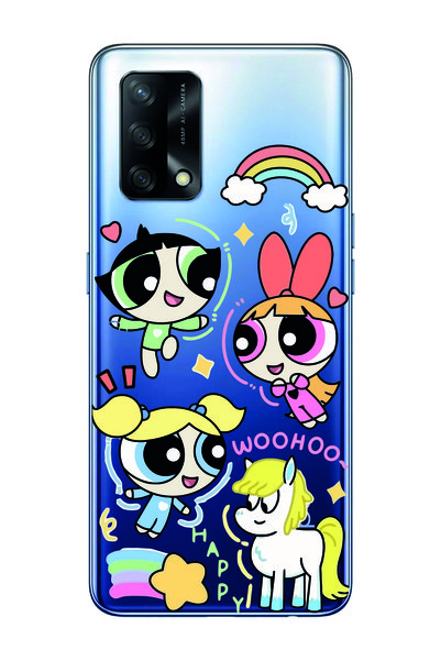 Magic Ring حافظة هاتف شفافة منقوشة متوافقة مع هاتف Powerpuff Girls من ممن لهم...
