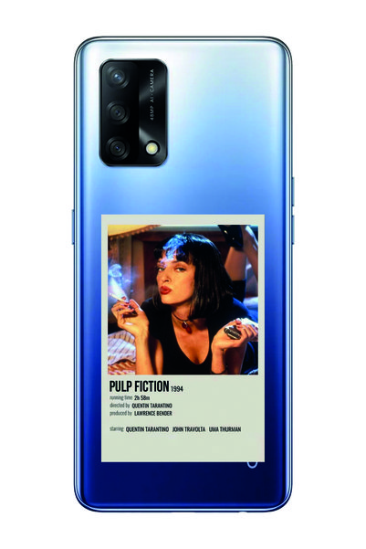 Magic Ring Oppo A74 Compatible Pulp Fiction Minimalist Poster Patterned Trans...