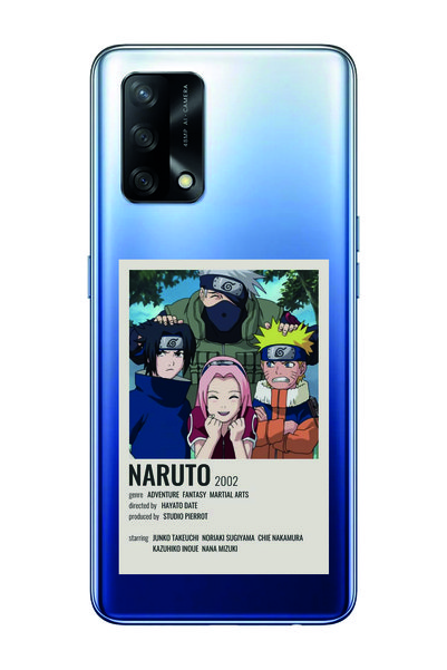 Magic Ring حافظة هاتف شفافة بنمط الرسوم المتحركة Naruto متوافقة مع هاتف Oppo A74
