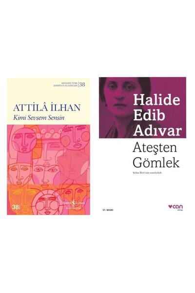TÜRKİYE İŞ BANKASI KÜLTÜR YAYINLARI Kimi Sevsem Sensin - Attila İlhan - Ateşt...