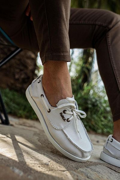 BZ Moda B008 BT Laced Orthopedic Sole Ανδρικά Παπούτσια Classic Λευκά