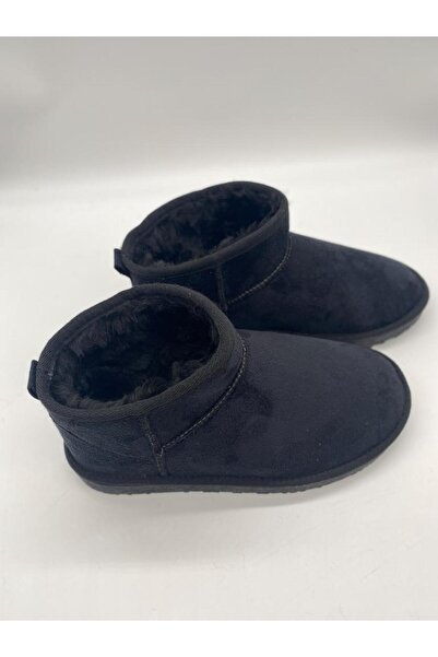 AkınalBella أحذية من جلد الغزال الصغيرة جدًا - نعل شتوي وأحذية طويلة مع فرو م...