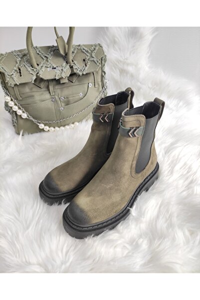 Of&Off KADIN HAKİKİ DERİ BOT