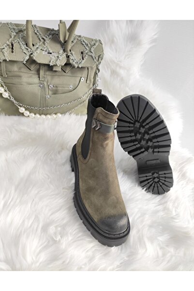 Of&Off KADIN HAKİKİ DERİ BOT