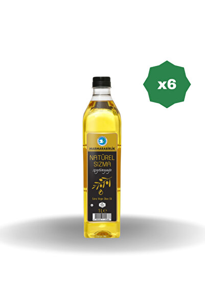 MarmaraBirlik MARMARABİRLİK SIZMA ZEYTİNYAĞI PET ŞİŞE 1 LT X 6 ADET