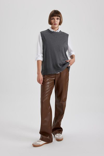 DeFacto Relax Fit Crew Neck Sweater A7605ax23wn