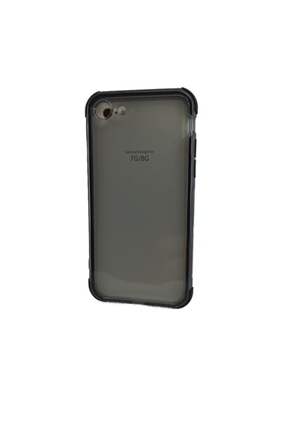 OCk Techno iPhone 7 Special Design Film-Covered Transparent Case with Black F...
