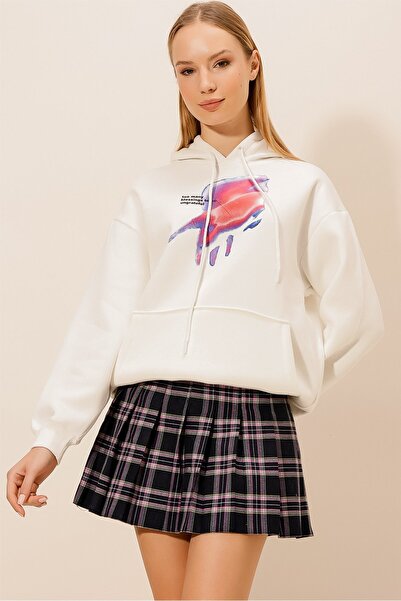 HAKKE Uc Пряжа Невдячний принт SWEAT