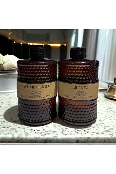 MissTulinaKozmetik 2'li Robot Süpürge Deterjanı Yasemin,Lilyum Çiçeği 2 x 500 ml