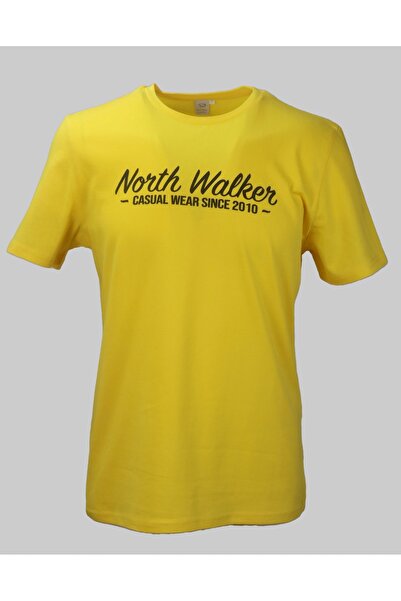 NORTH WALKER Bisiklet Yaka T-shırt