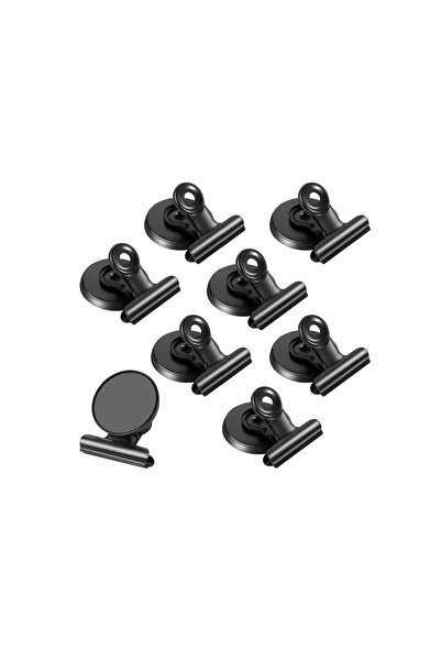 Hdg 2 adet Mıknatıslı Klips Mandallı Buzdolabı Magnet Fotoğraf Kağıt Evrak Tutucu 38x30mm