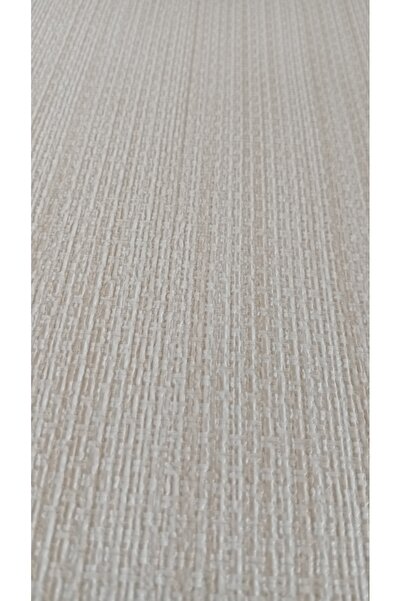 Oskar Hasır Desenli Krem Rengi Duvar Kağıdı 5m2