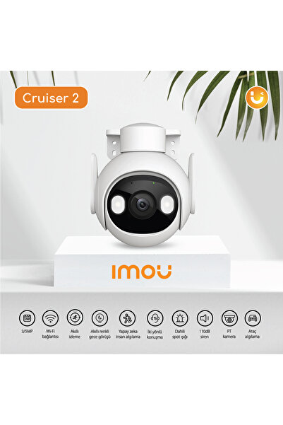 Imou Cruiser 2 3 Mp 3.6 Mm Dış Ortam Pt Kamera (IPC-GS7EP-3M0WE)